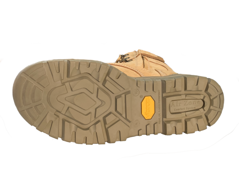 Mongrel 561050 Work Boots. Safety Steel Toe Cap.  Wheat, High Ankle, ZipSider.