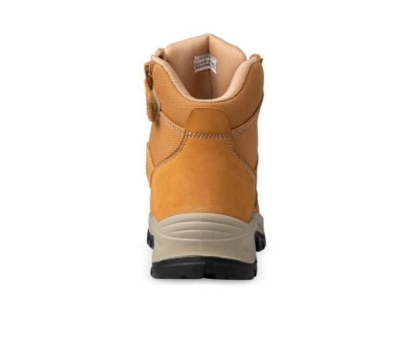 Sketchers Men's Wheat zip Composite Toe Safety Work Boot, Memory Foam Comfort