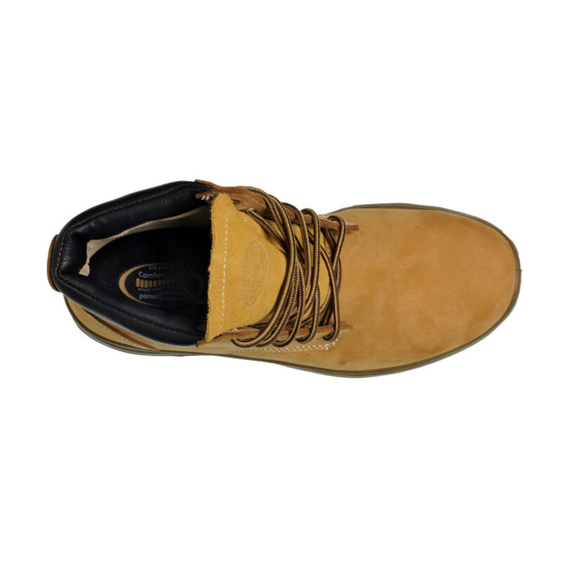 Oliver Work Boots 34632. Steel Toe Safety. 'Nubuck' Lace-Up Ankle Boots. New!