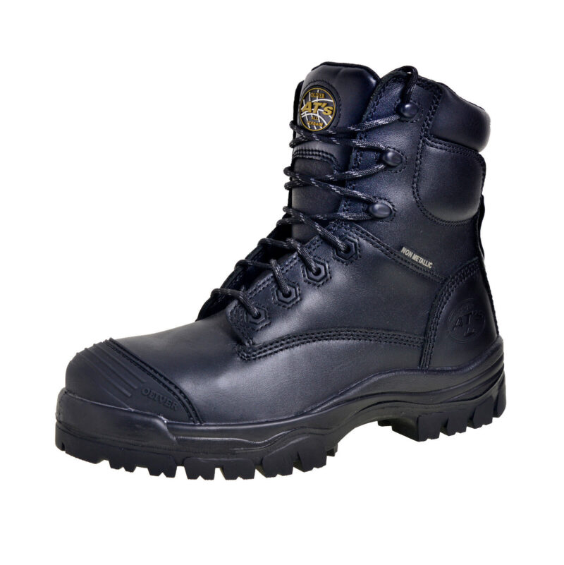 Oliver Work Boots, 45645Z, Zip, Lace-Up, Non-Metal, Composite Toe Cap Safety NEW