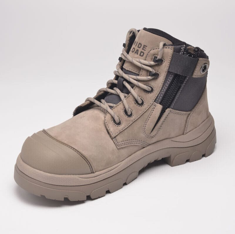 Wide Load 690SZC - 6E Extra Wide Fitting, Stone Composite Toe Safety Work Boots