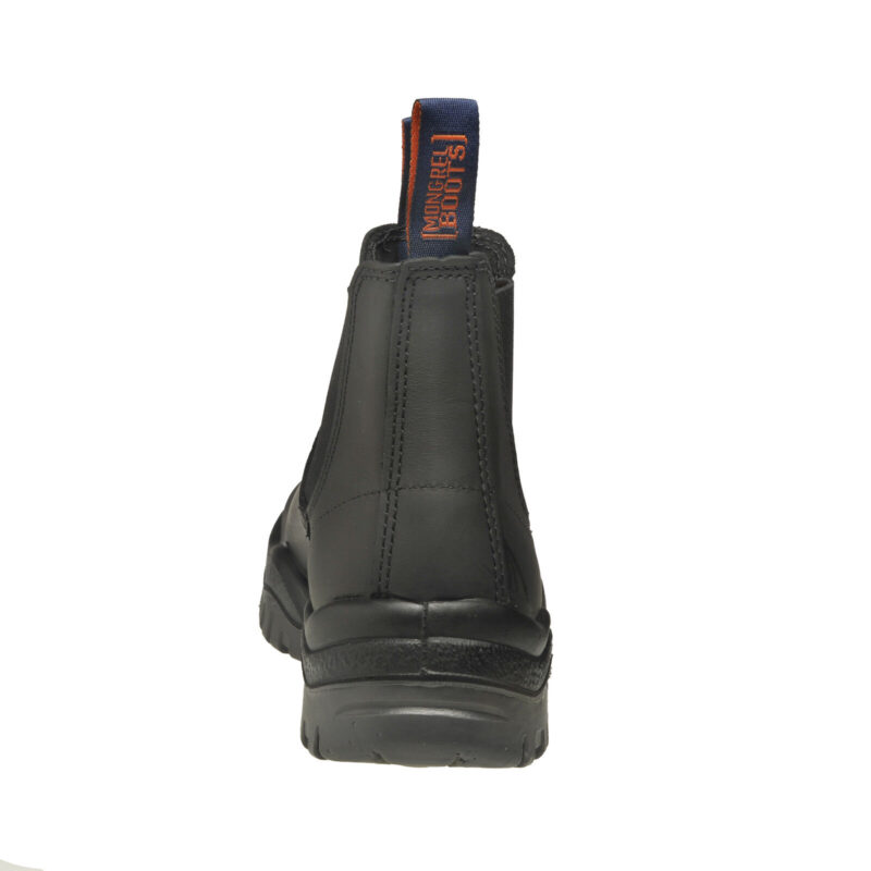 Mongrel 240020 Work Boots. Steel Toe Safety, Black. Elastic Sided. ORIGINALS!