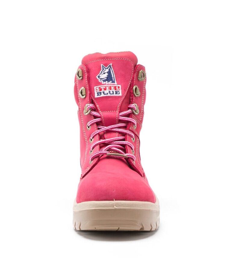 Steel Blue 512761 PINK Southern Cross Zip Womens, Steel Toe Cap Safety Work Boot