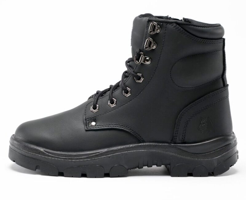 Steel Blue Argyle Zip Black Boot 322152 Steel Cap Safety Size 15 & Size 16. 17US