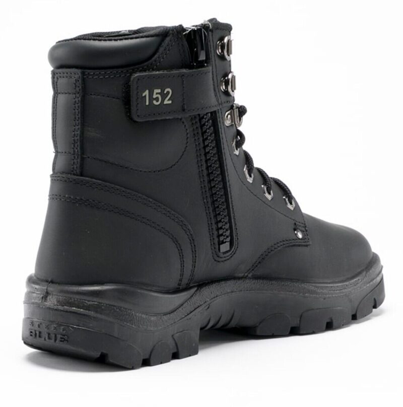 Steel Blue Argyle Zip Black Boot 322152 Steel Cap Safety Size 15 & Size 16. 17US