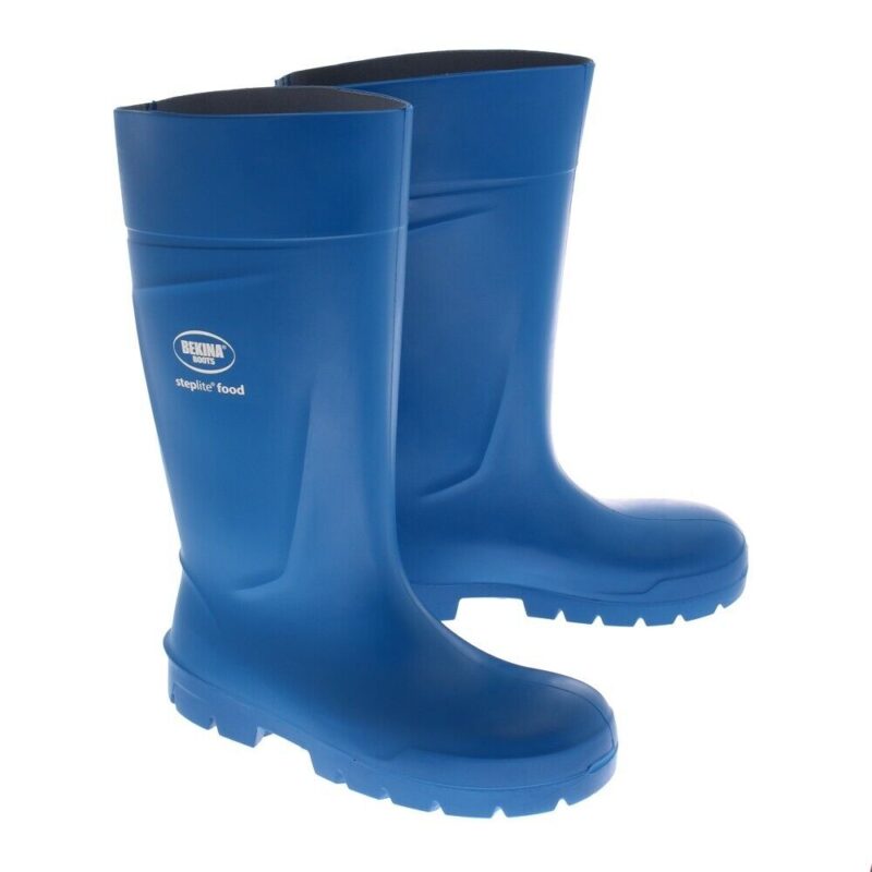 BEKINA 'StepLite X' BLUE Work Safety Gumboots Steel Toe Cap. 40% Lighter