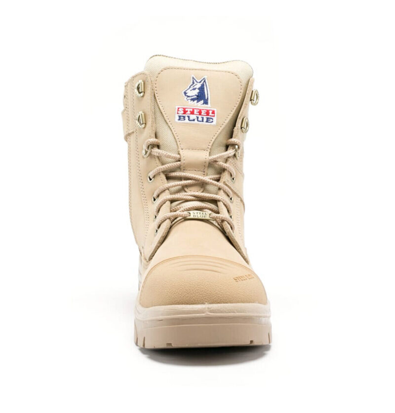 Steel Blue "312661 SAND" Southern Cross Safety Work Boot 150mm  ZIP. SCUFF CAP