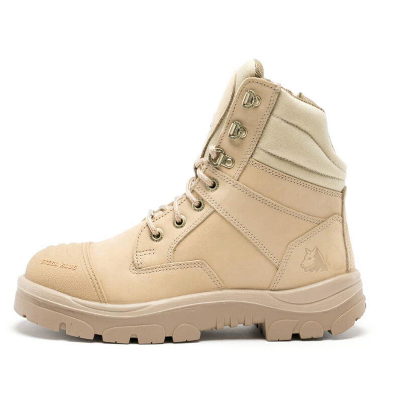 Steel Blue "312661 SAND" Southern Cross Safety Work Boot 150mm  ZIP. SCUFF CAP