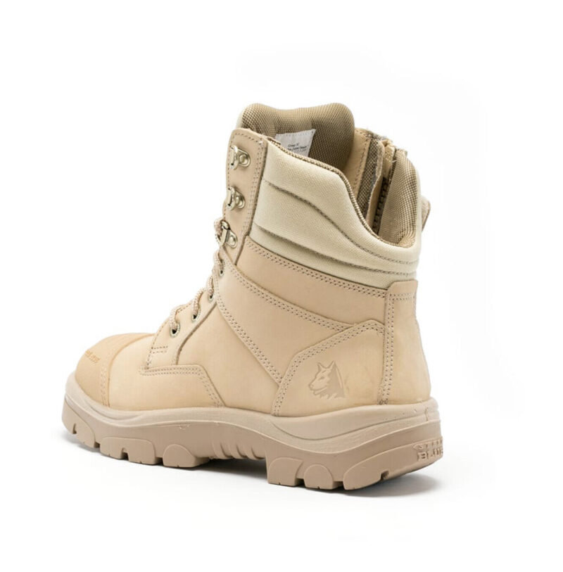 Steel Blue "312661 SAND" Southern Cross Safety Work Boot 150mm  ZIP. SCUFF CAP
