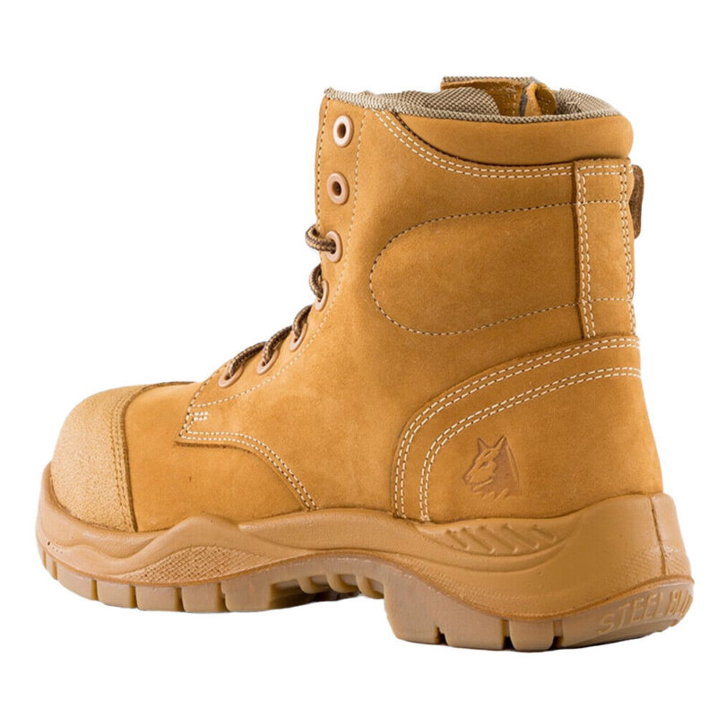 Steel Blue ARGYLE 317532 COMPOSITE Toe Cap Safety Work Boots. ZIP & SCUFF CAP