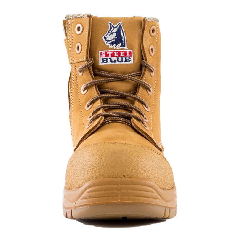 Steel Blue ARGYLE 317532 COMPOSITE Toe Cap Safety Work Boots. ZIP & SCUFF CAP
