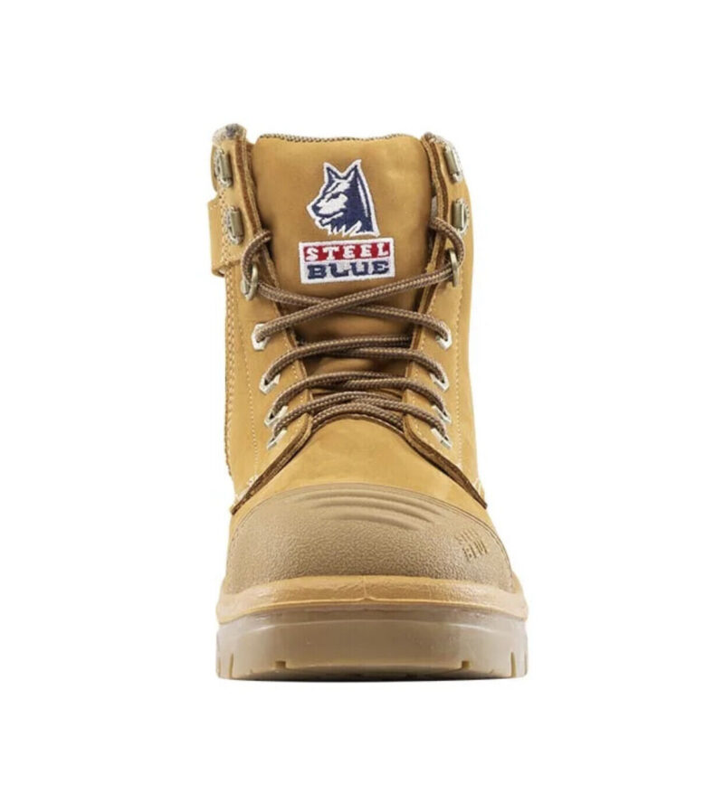 Steel Blue "312652" Wheat Argyle Zip Work Boots  Scuff Cap Steel Toe Anti-Static