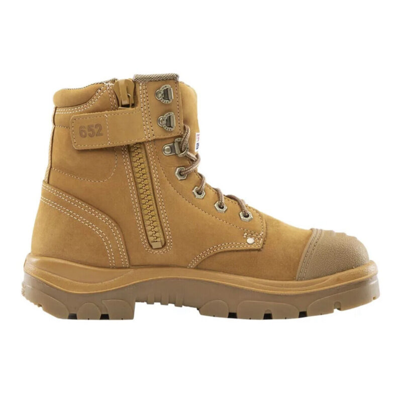 Steel Blue "312652" Wheat Argyle Zip Work Boots  Scuff Cap Steel Toe Anti-Static