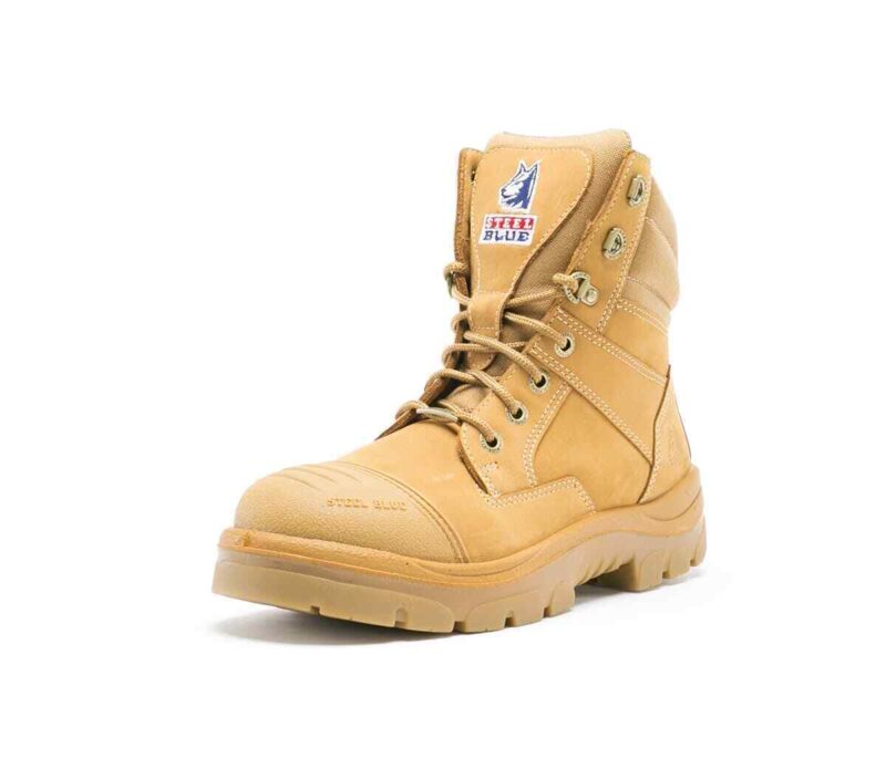 Steel Blue Southern Cross Safety Work Boot 312661 Wheat 150mm  ZIP. SCUFF CAP