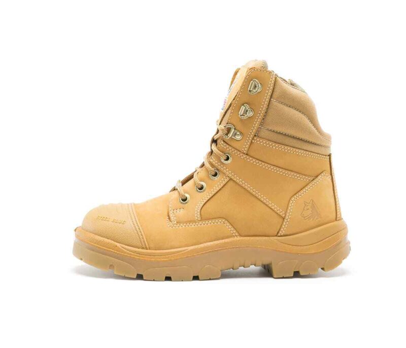 Steel Blue Southern Cross Safety Work Boot 312661 Wheat 150mm  ZIP. SCUFF CAP