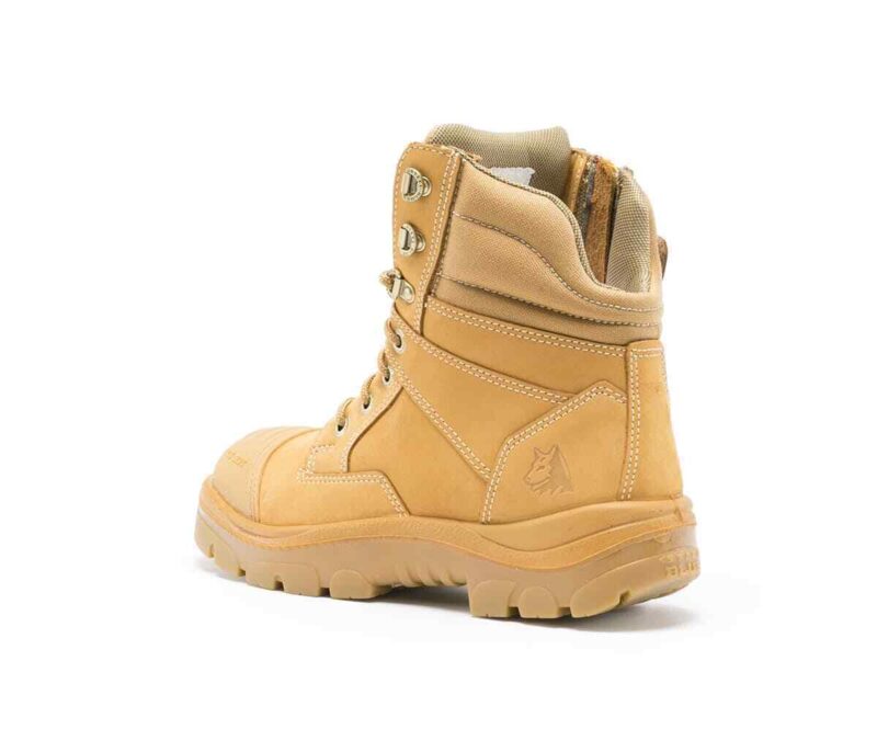 Steel Blue Southern Cross Safety Work Boot 312661 Wheat 150mm  ZIP. SCUFF CAP