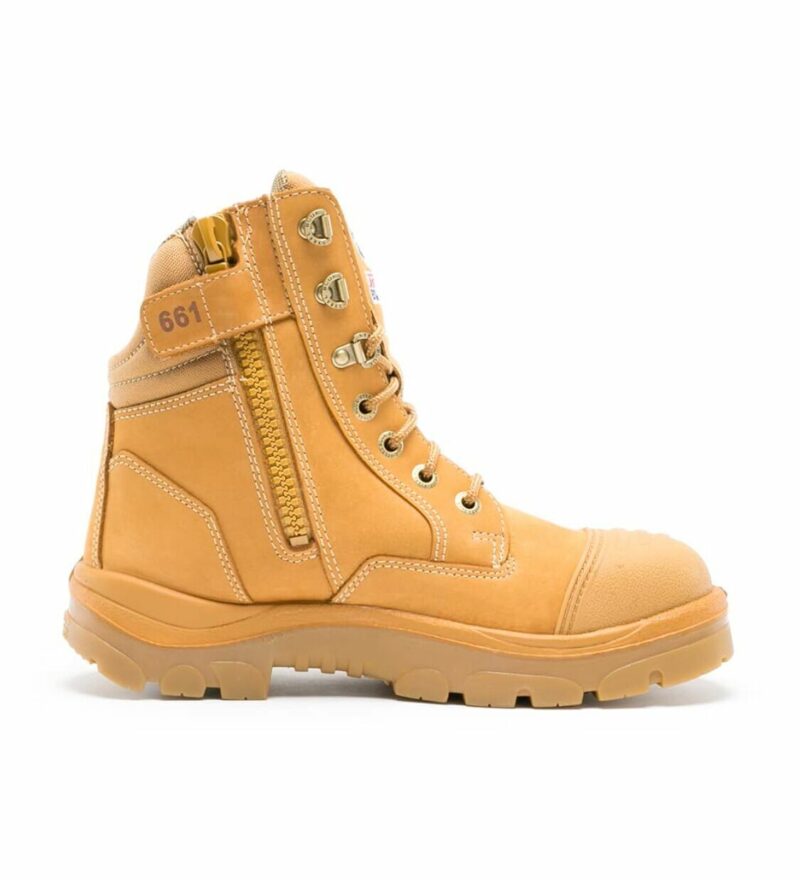 Steel Blue Southern Cross Safety Work Boot 312661 Wheat 150mm  ZIP. SCUFF CAP