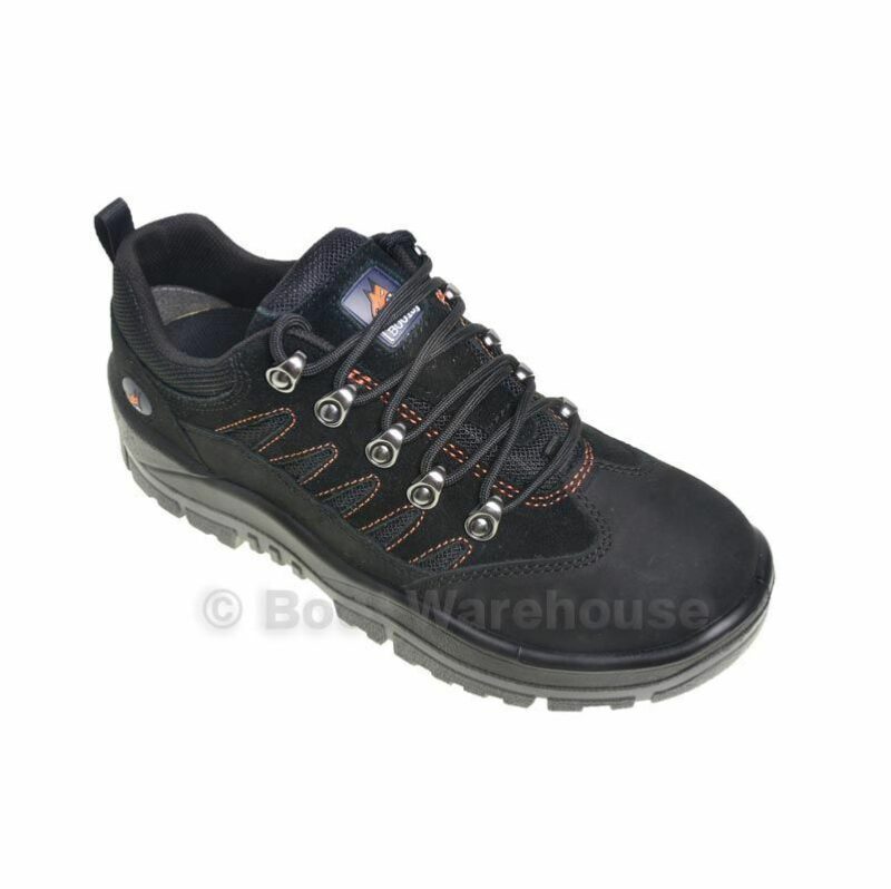Mongrel Work Boots 390080, Aluminum Safety Toe Cap, Black/Grey 'NEW STYLE'