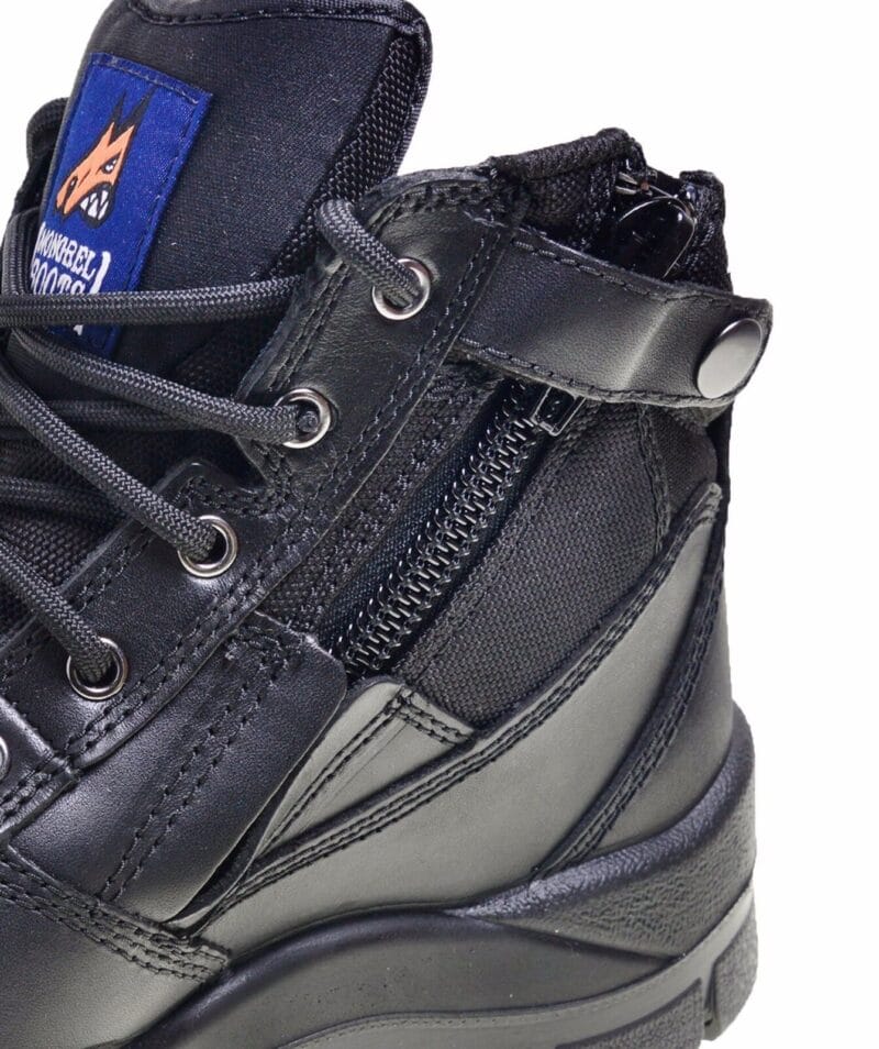 Mongrel 461020 Work Boots. Steel Toe Safety. Zip. Scuff Cap.  FREE GIFT OPTION!