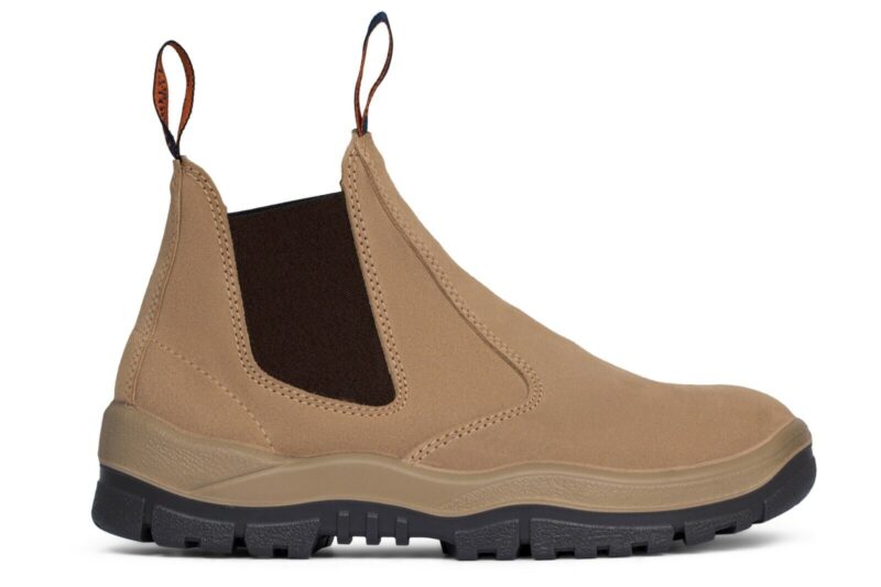 Mongrel 240040, Work Boots. Steel Toe Safety. Wheat. Elastic Sided. Brand New!