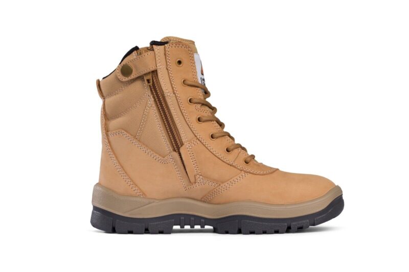 Mongrel 251050 Wheat 8' Zip Side Steel Toe Work Boots