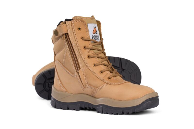 Mongrel 251050 Wheat 8' Zip Side Steel Toe Work Boots