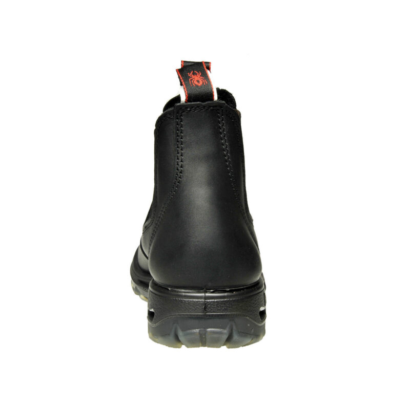 Redback UBBK Non Safety Work Boots. Elastic Sided Bobcat Oiled-Kip Black Leather