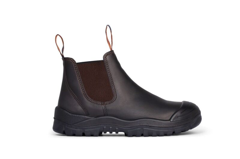 Mongrel Work Boots 545030. Steel Safety Toe Cap. Oil Kip, Elastic Sided Boot