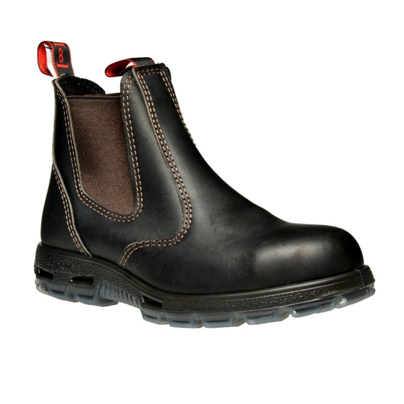 Redback USBOK Work Boots. Steel Toe Cap Safety . Elastic Sided Bobcat. NEW!