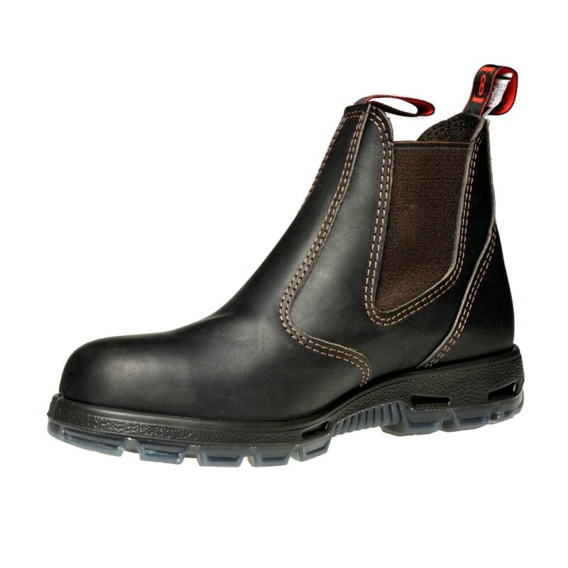 Redback USBOK Work Boots. Steel Toe Cap Safety . Elastic Sided Bobcat. NEW!