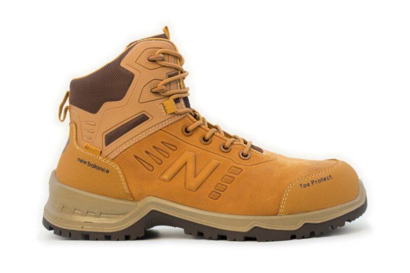 New Balance Contour ZIP Wheat, Men’s Steel Toe Safety Work Boot 2E & 4E Fittings
