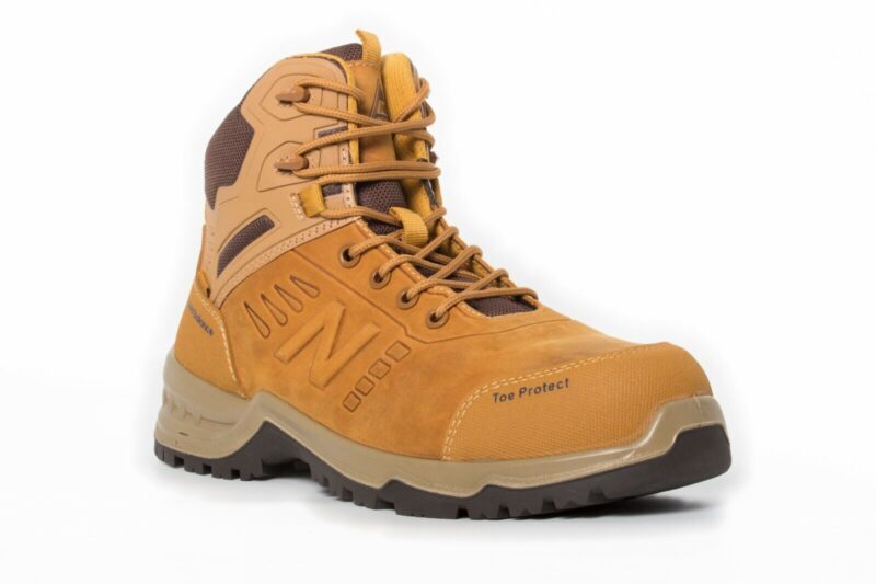 New Balance Contour ZIP Wheat, Men’s Steel Toe Safety Work Boot 2E & 4E Fittings