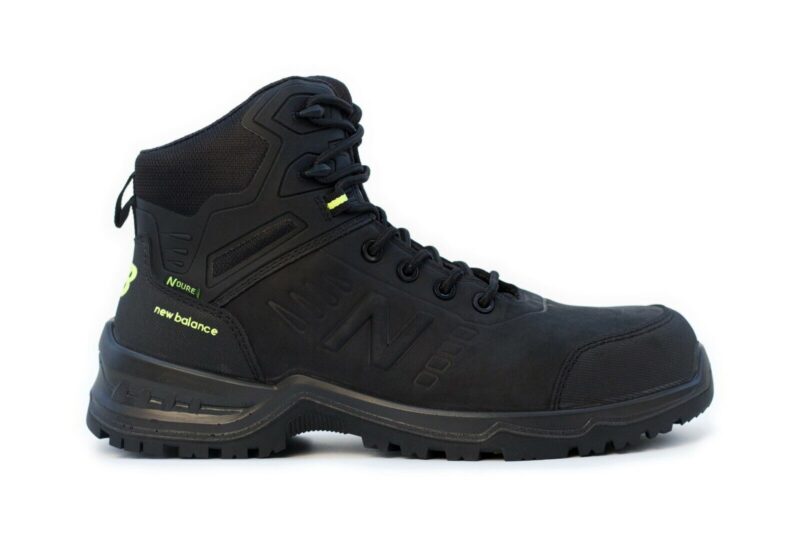 New Balance Contour ZIP Black, Men’s Steel Toe Safety Work Boot 2E & 4E Fittings