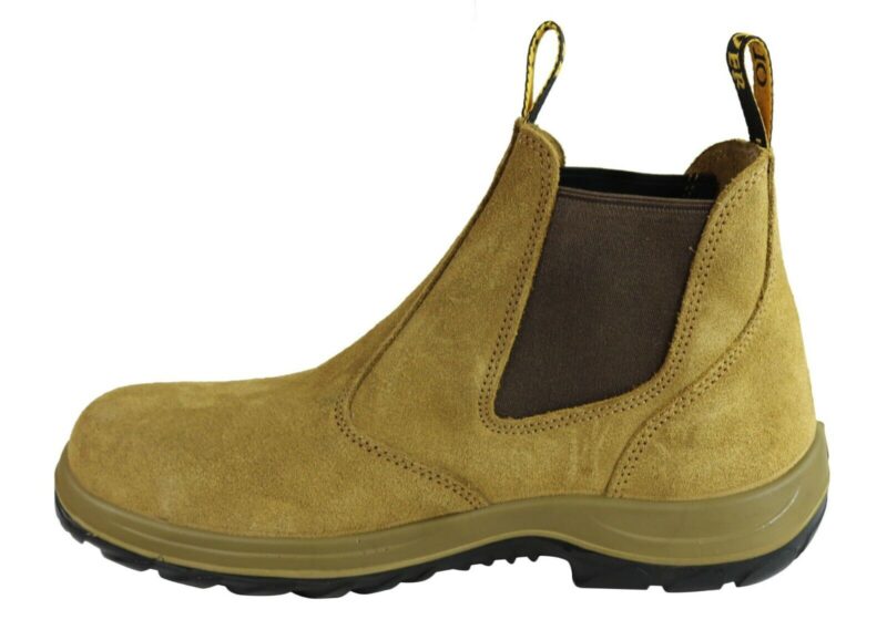 Oliver Work Boots, 34624, Steel Toe Safety. 'Beige' Elastic Sided. Brand New!