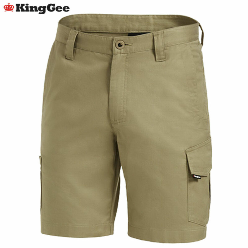 King Gee K17820 Shorts 'Workcool 2' Ripstop 10 Pockets Modern Fit Cotton NEW!