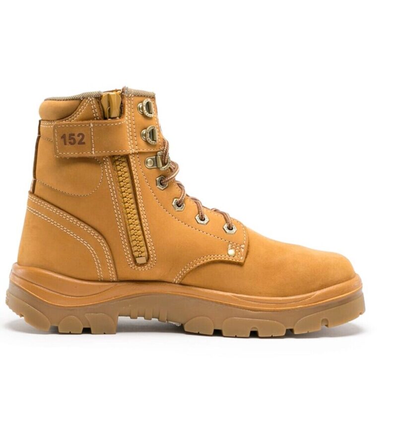 Steel Blue Argyle Zip Wheat Boot 322152 Steel Cap Safety Nitril Sole LARGE SIZES