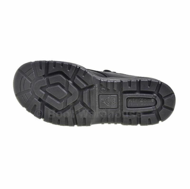 Mongrel Boots, 210025, Steel Toe,  Black 'Derby', Safety Work Shoe.  FREE LACES!