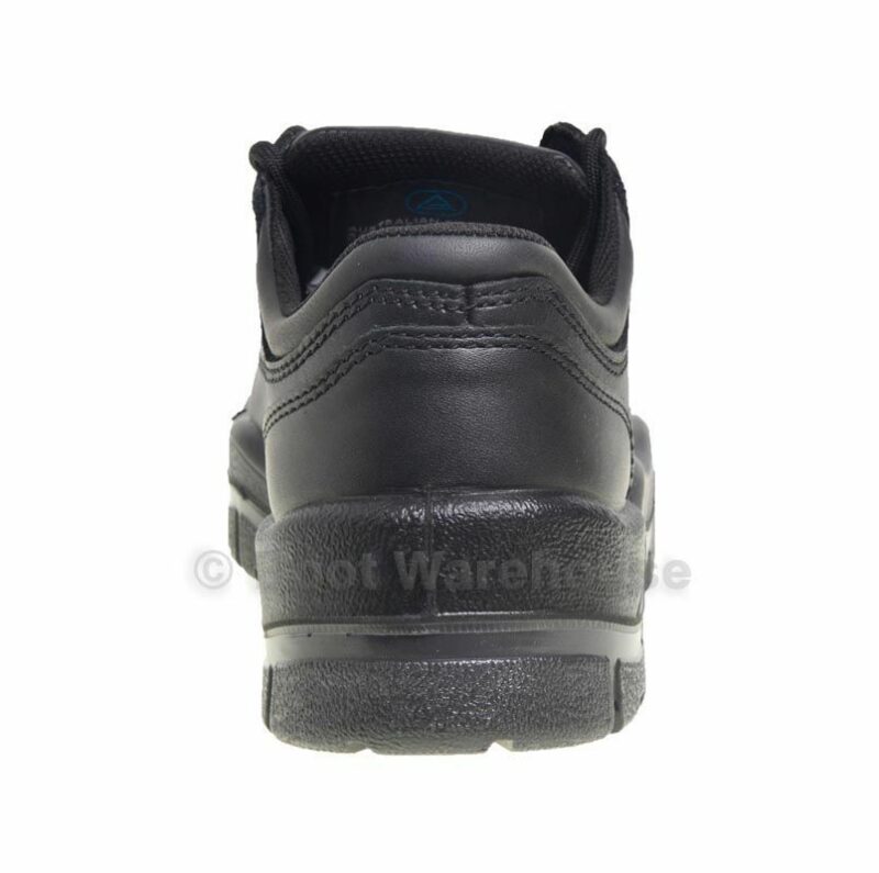 Mongrel Boots, 210025, Steel Toe,  Black 'Derby', Safety Work Shoe.  FREE LACES!