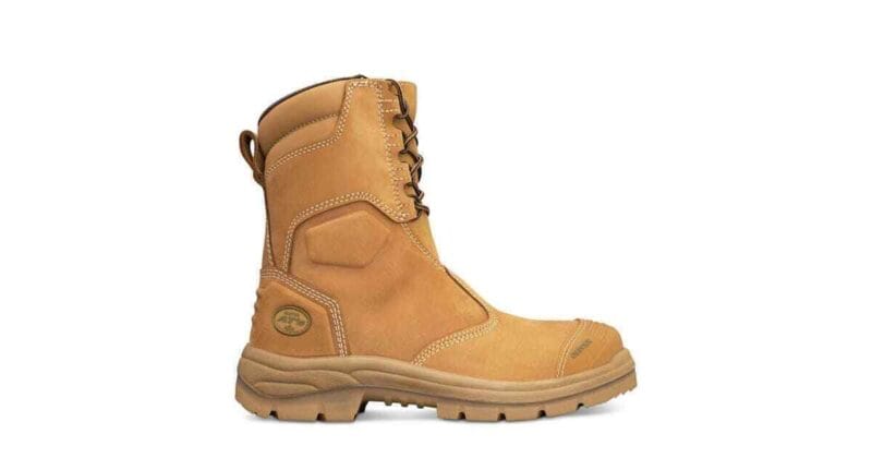 Oliver Safety Work Boot Riggers Steel Toe, Wheat, Zip Side, quick dispatch 55385