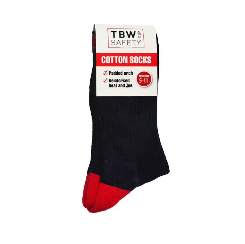 TBW Single Cotton Socks COMFORT GUARANTEE Suit Redback Oliver Blundstone Mongrel