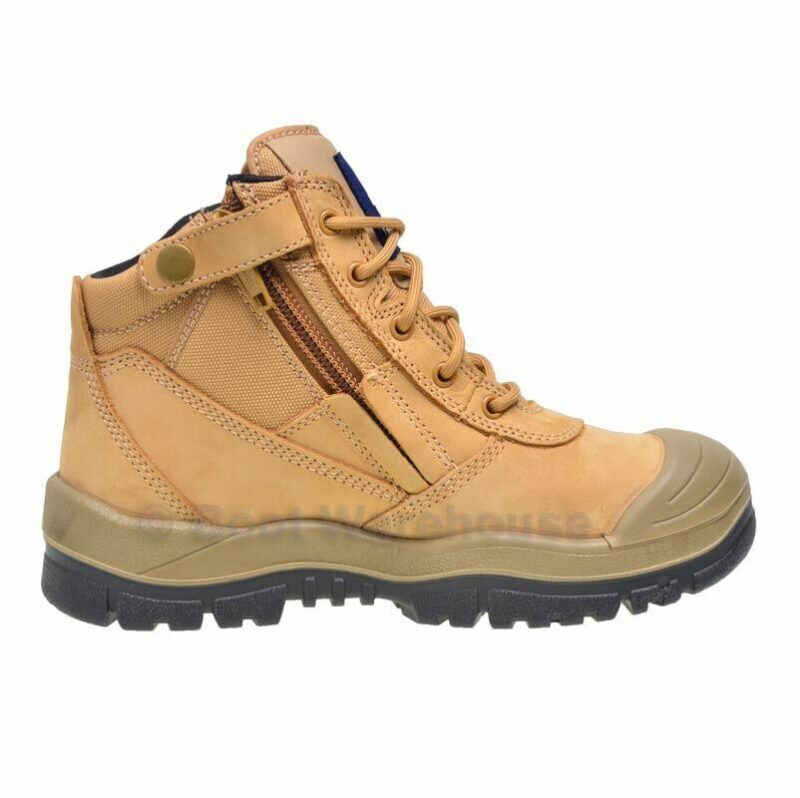 Mongrel 461050 Wheat 6' Steel Toe Safety Work Boots + Scuff Cap