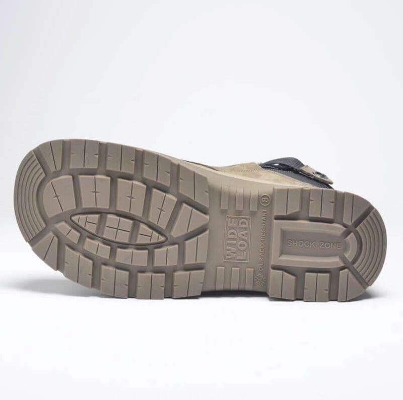 Wide Load 690SZ Stone 6E+ Extra Wide Fit Safety Work Boots, Steel Cap, Side Zip
