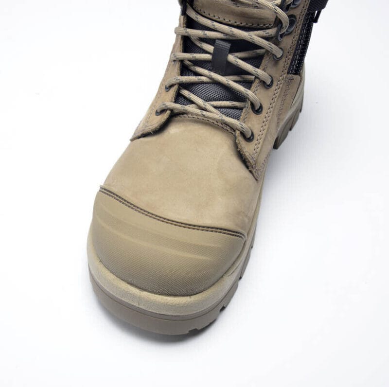 Wide Load 690SZ Stone 6E+ Extra Wide Fit Safety Work Boots, Steel Cap, Side Zip