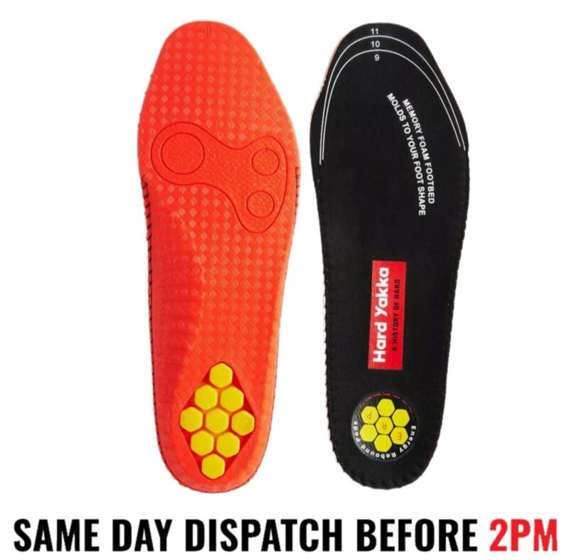 Hard Yakka Y60178 Footbeds. Replacement For Work Boots. Insoles. Innersoles