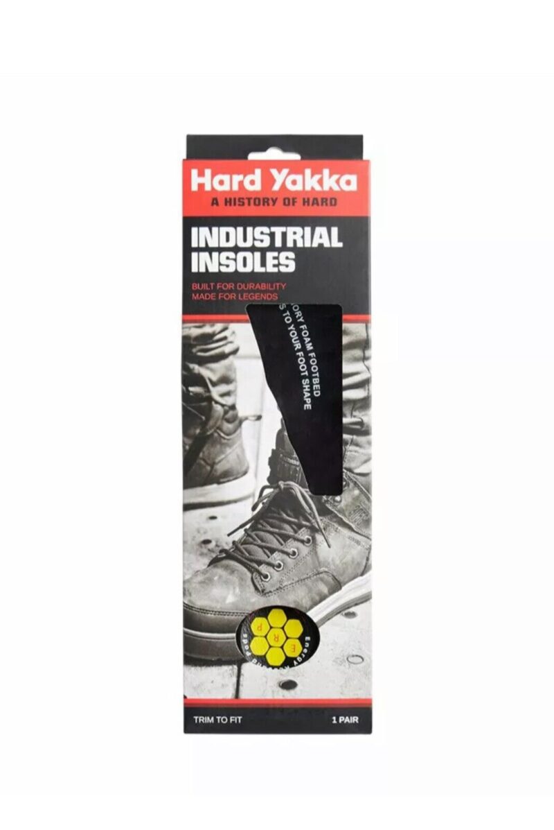 Hard Yakka Y60178 Footbeds. Replacement For Work Boots. Insoles. Innersoles