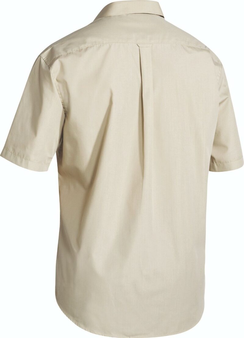 Bisley Mens Work Shirt BS1526 Permanent Press Short Slv. Lightweight BIG SIZES!