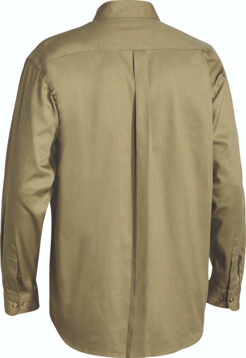 Bisley Men's Work Shirt BS6433 Original Cotton Drill - Long Sleeve. LARGE SIZES!