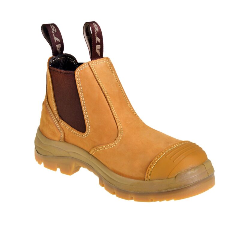 Oliver Work Boots 55322. Wheat, Elastic Sided, Steel Toe Safety. UPDATED STYLE!