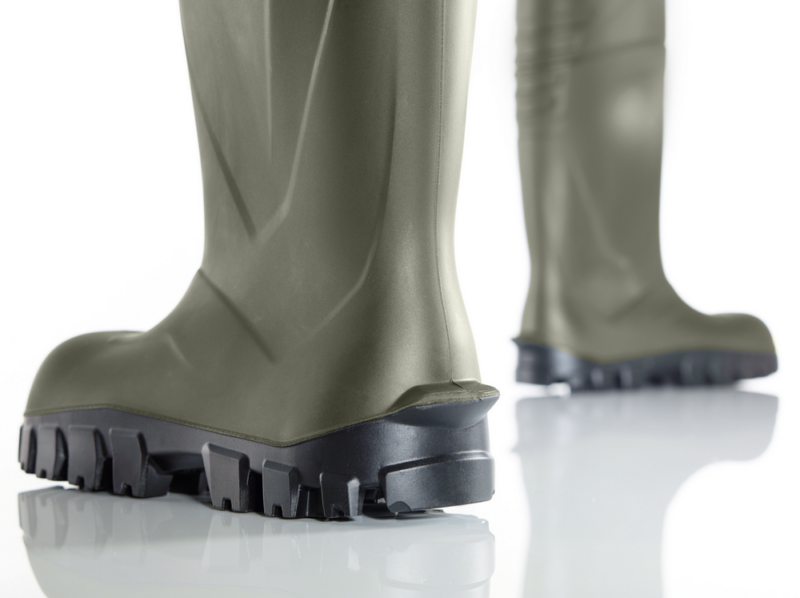 BEKINA 'StepLite X' GREEN Work Safety Gumboots Steel Toe Cap. 40% Lighter