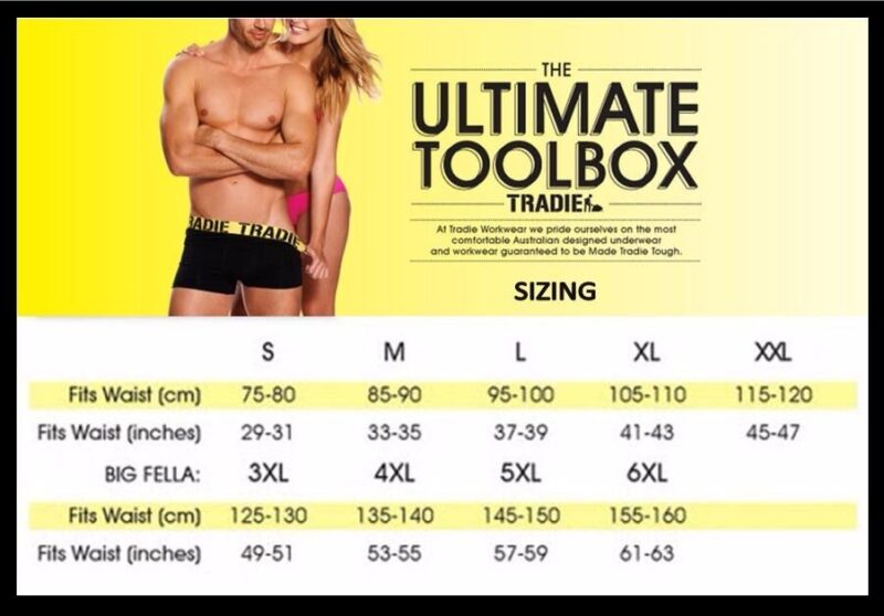 TRADIE BIG FELLA UNDERWEAR  'GREEN SINGLE PAIR TRUNK ' - UNDIES FOR BIG BLOKES
